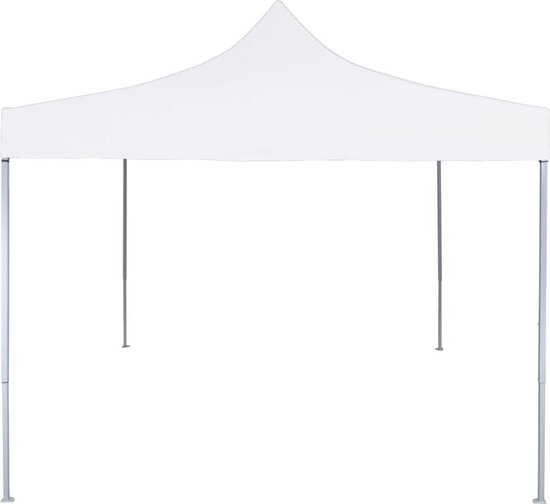 Vidaxl Partytent Inklapbaar 3x3 M Staal - Wit