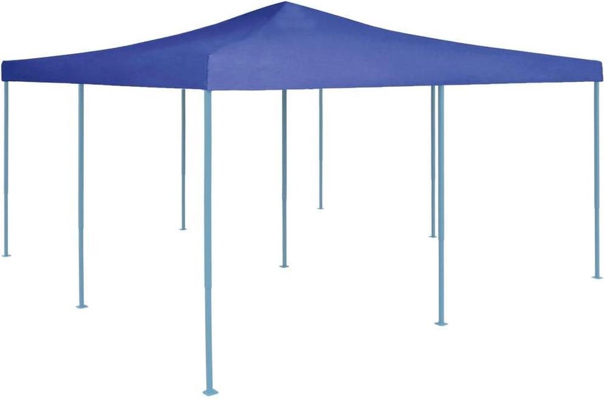 Vidaxl Prieel Inklapbaar 5x5 M - Blauw