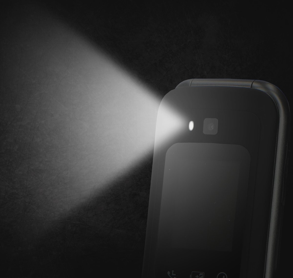 Fysic mobiele telefoon F25 4G - Zwart