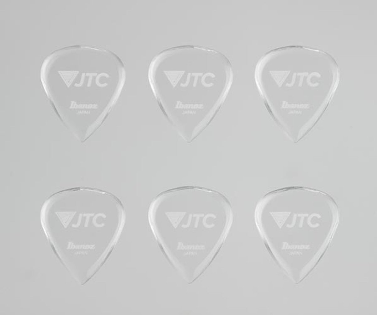 Ibanez PJTC1 The Players Pick plectrums 6-pack 2.5mm teardrop transparant