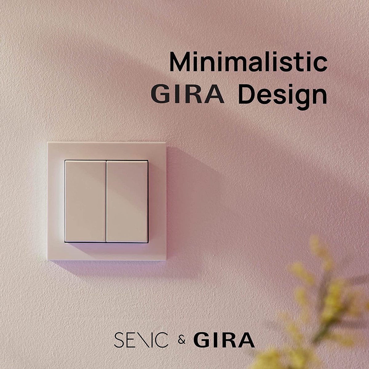 Senic Friends of Hue wandschakelaar antraciet 3-pack