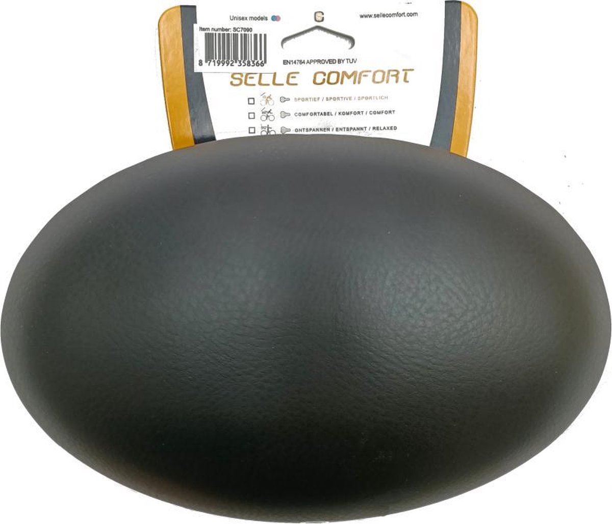 Selle Royal Selle Comfort Zadel Rok 220 X 134 Mm Dames - Zwart