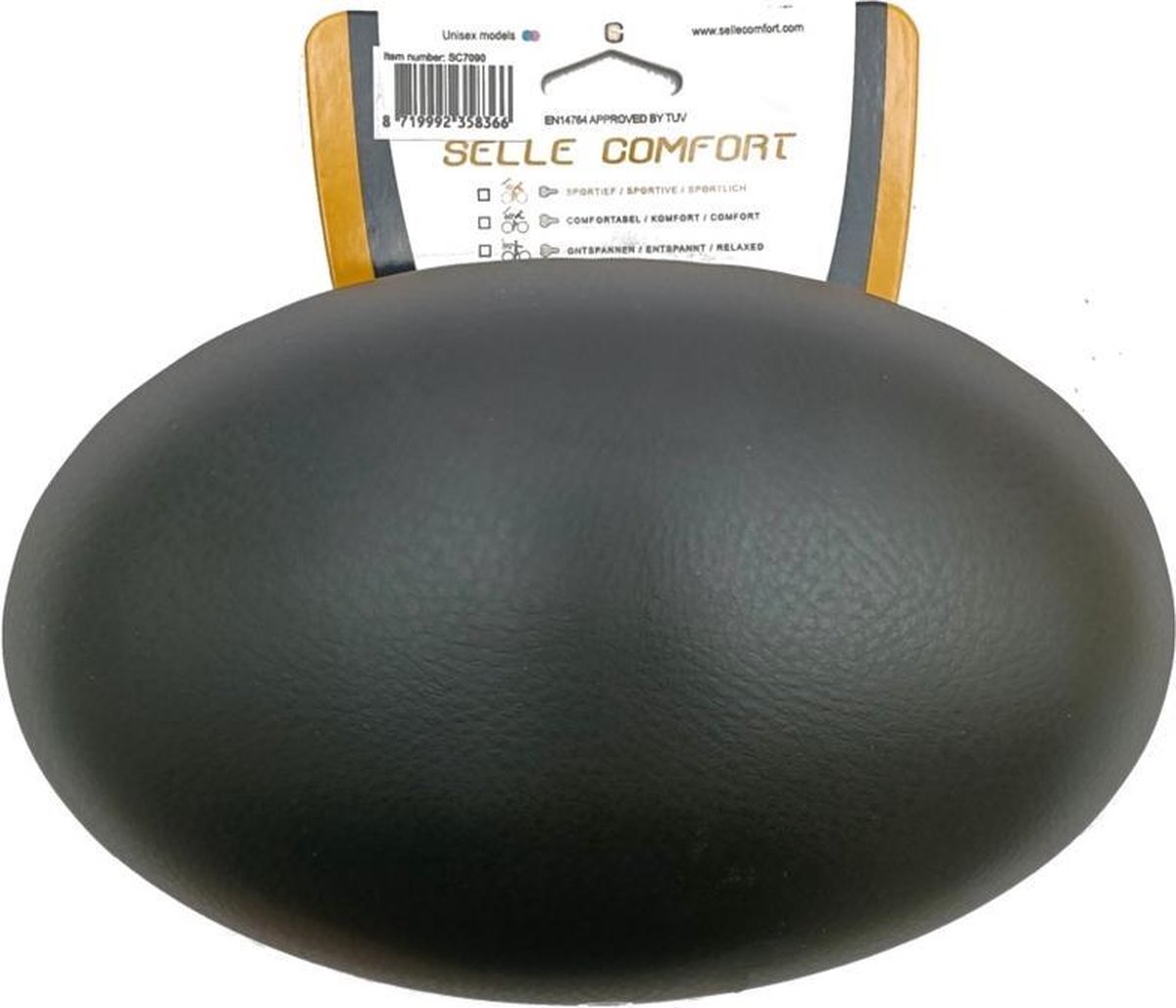 Selle Royal Selle Comfort Zadel Rok 220 X 134 Mm Dames - Zwart