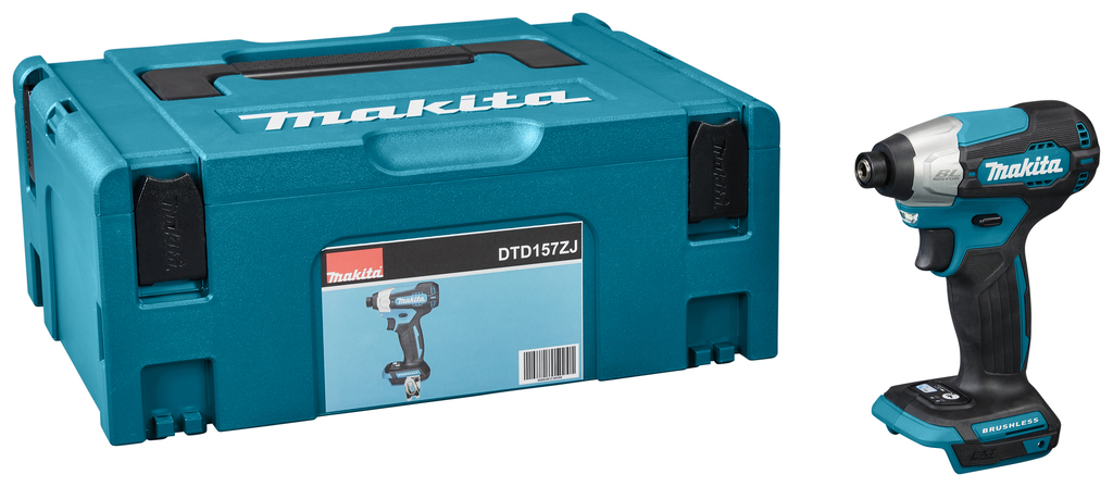 Makita DTD157ZJ | Accu Slagschroevendraaier | 18V | Body | Zonder accu&apos;s en lader | In Mbox