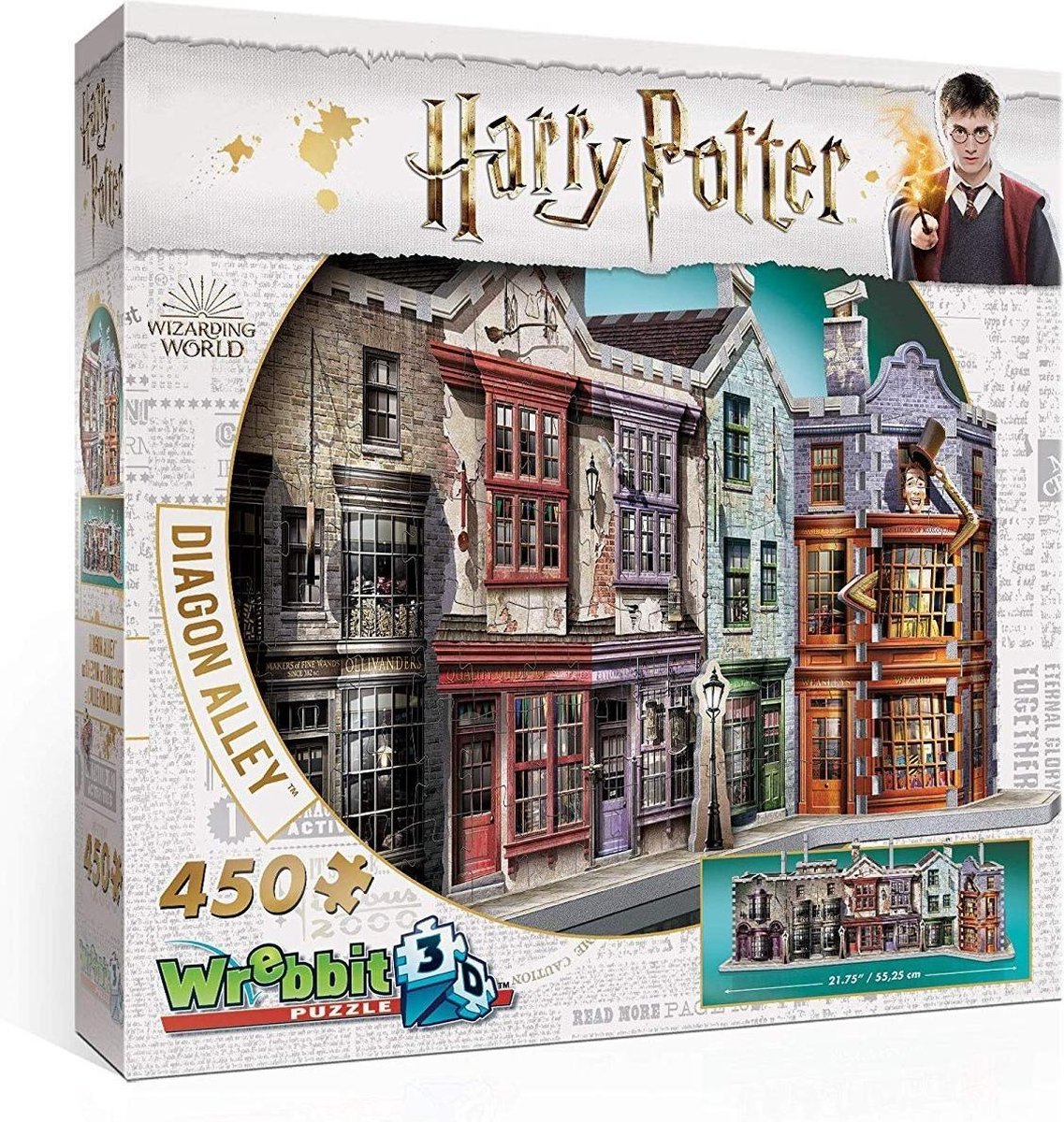 Wrebbit - Puzzle 3D Harry Potter Callejón Diagon