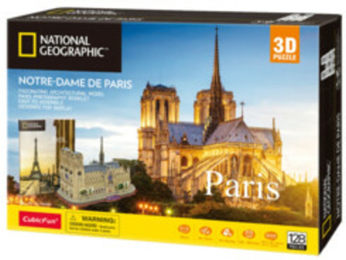 CubicFun - Puzzle 3D Catedral De Notre Dame