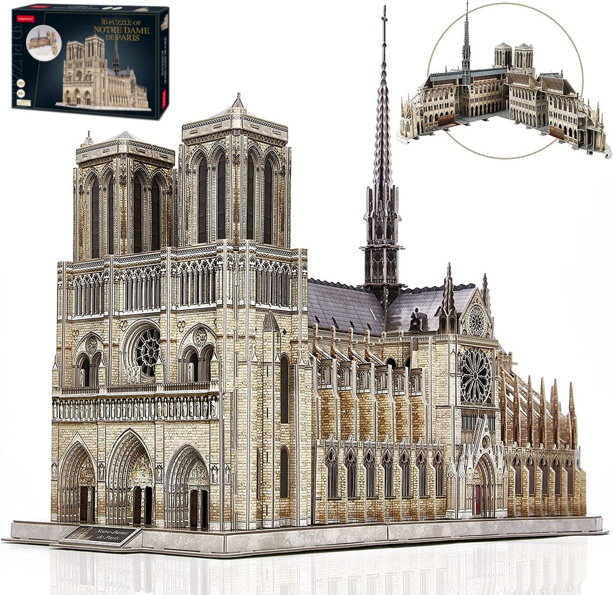 CubicFun - Puzzle 3D Catedral Notre Dame De Paris