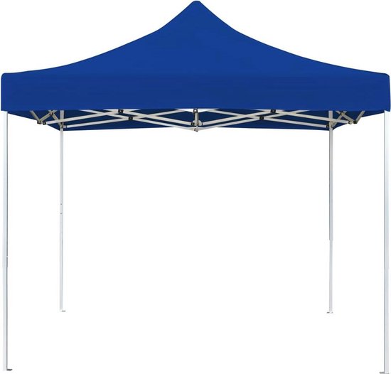 Vidaxl Partytent Professioneel Inklapbaar 2x2 M Aluminium - Blauw