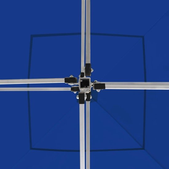 Vidaxl Partytent Professioneel Inklapbaar 2x2 M Aluminium - Blauw