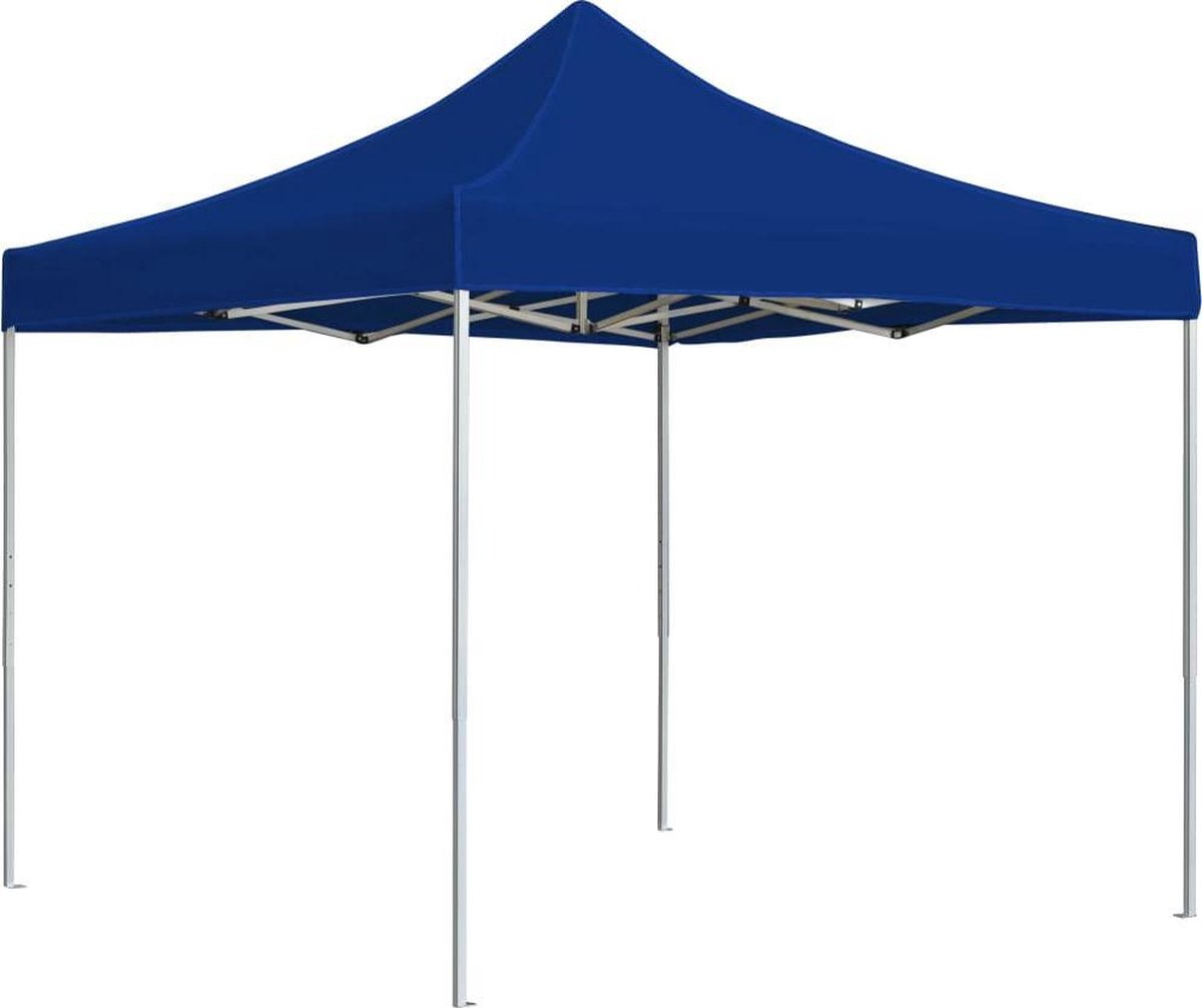 Vidaxl Partytent Professioneel Inklapbaar 2x2 M Aluminium - Blauw