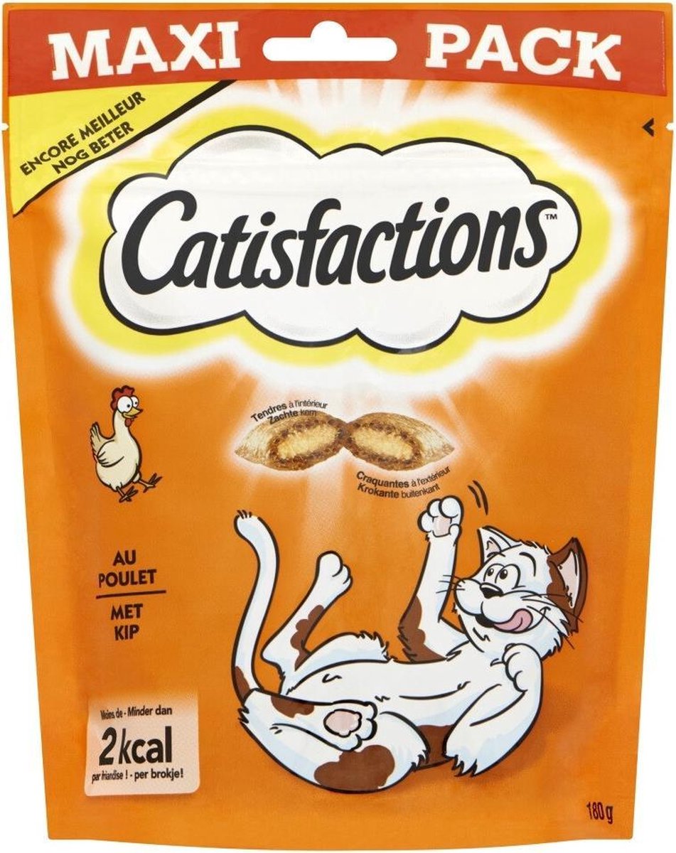 Catisfactions - Snack Para Gatos Adultos Pollo