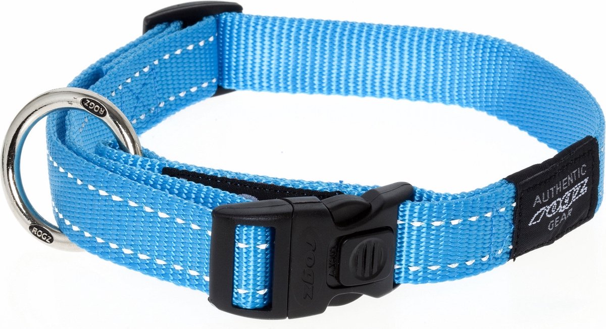 Rogz - Collar Para Perros Fanbelt - Blauw