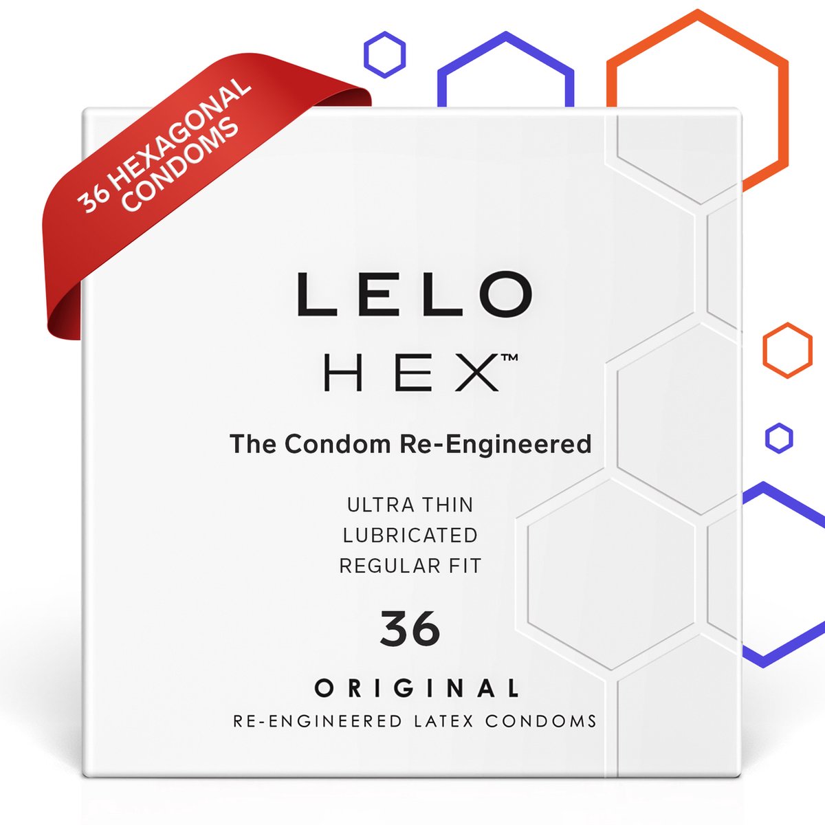 LELO - Preservativos Hex Original 36 Uds.