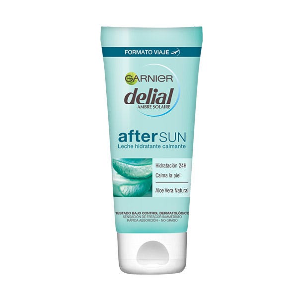 DELIAL - Leche Hidratante Calmante After Sun Con Aloe Vera Natural Garnier