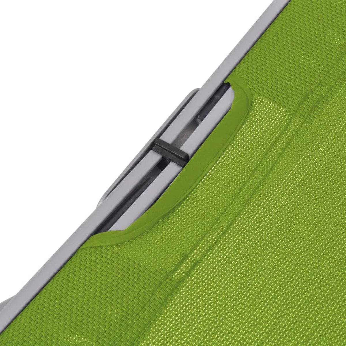 Vidaxl Ligbedden Inklapbaar 2 St Textileen - Groen