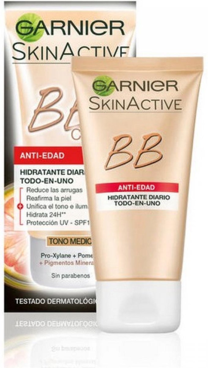 Garnier - BB Cream Antiedad Skin Active SPF 25 Tono Medio