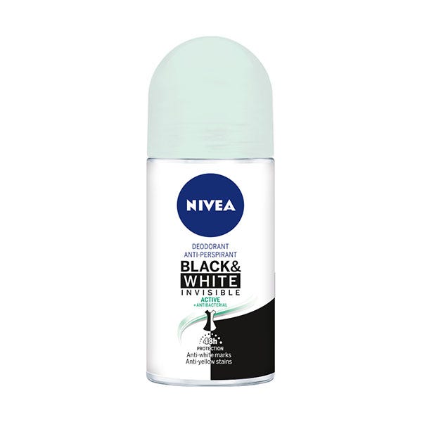 Nivea - Desodorante Roll On Invisible For Black & White Active
