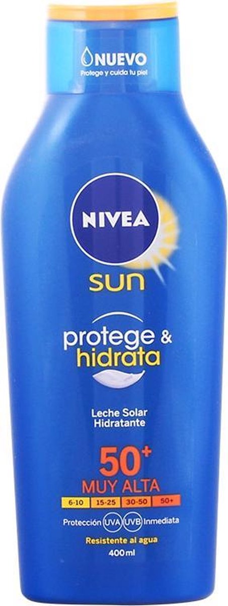 Nivea - Leche Solar Protege & Hidrata SPF 50+ Sun
