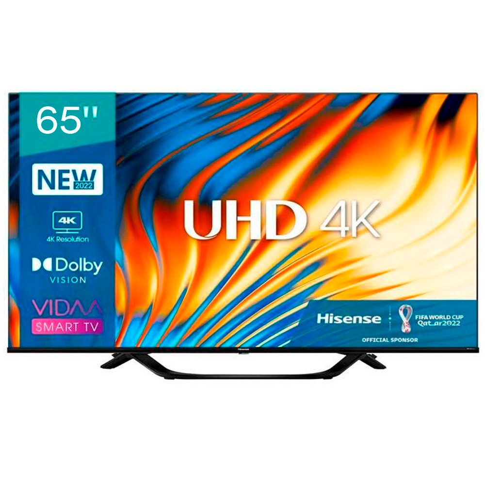 Hisense TV LED - 65A63H, 65 pulgadas, UHD 4K, HDR, Negro