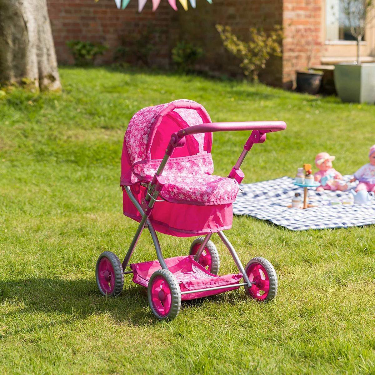 Toyrific Snuggles Poppenwagen Deluxe 66 X 47 X 40 Cm - Roze