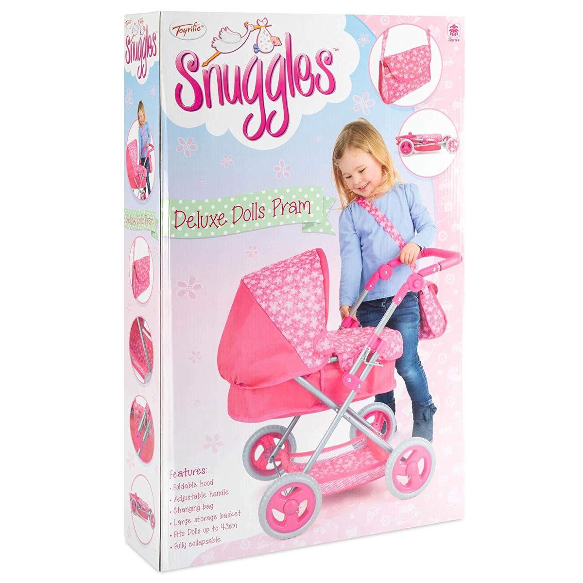 Toyrific Snuggles Poppenwagen Deluxe 66 X 47 X 40 Cm - Roze
