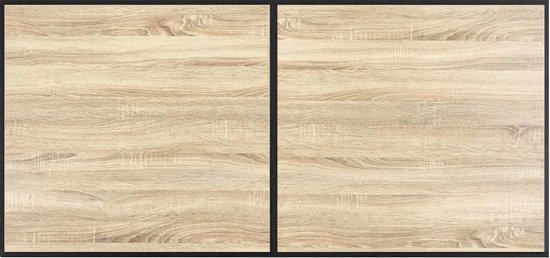 Vidaxl Eettafel 140x70x75 Cm Mdf Eikenkleurig - Bruin