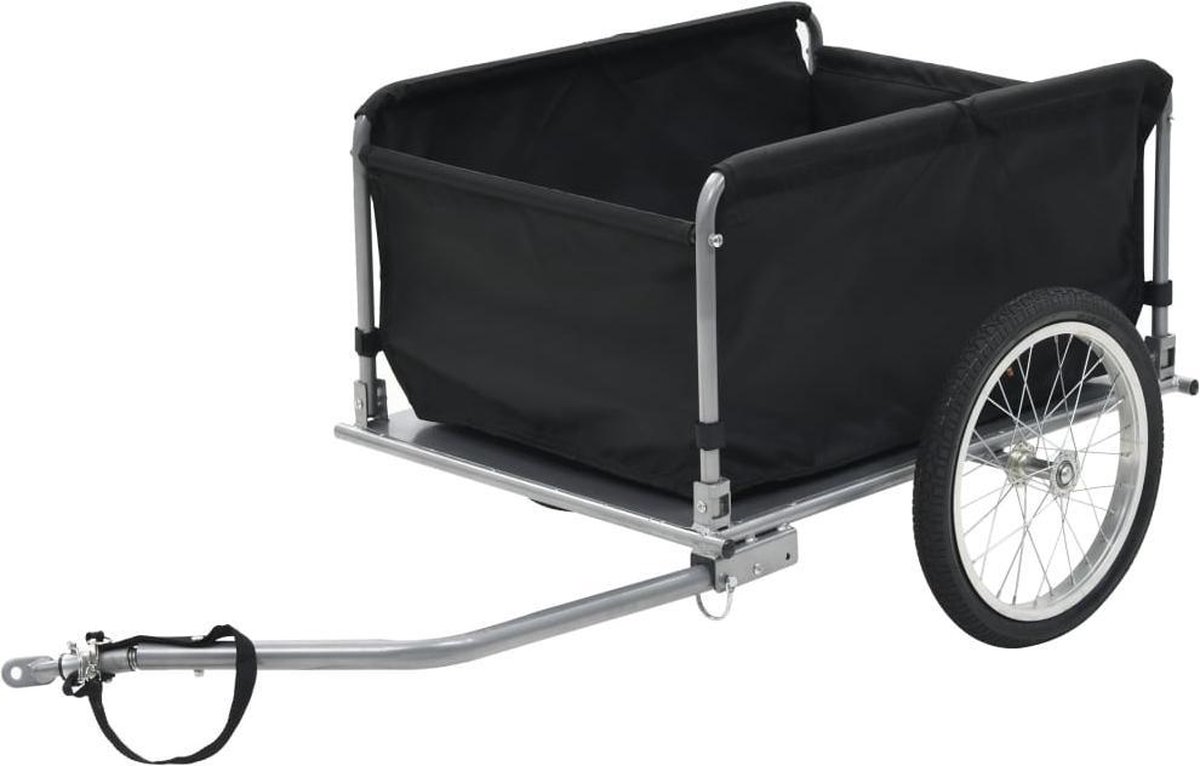 Vidaxl Fietskar 65 Kg En Geel - Zwart