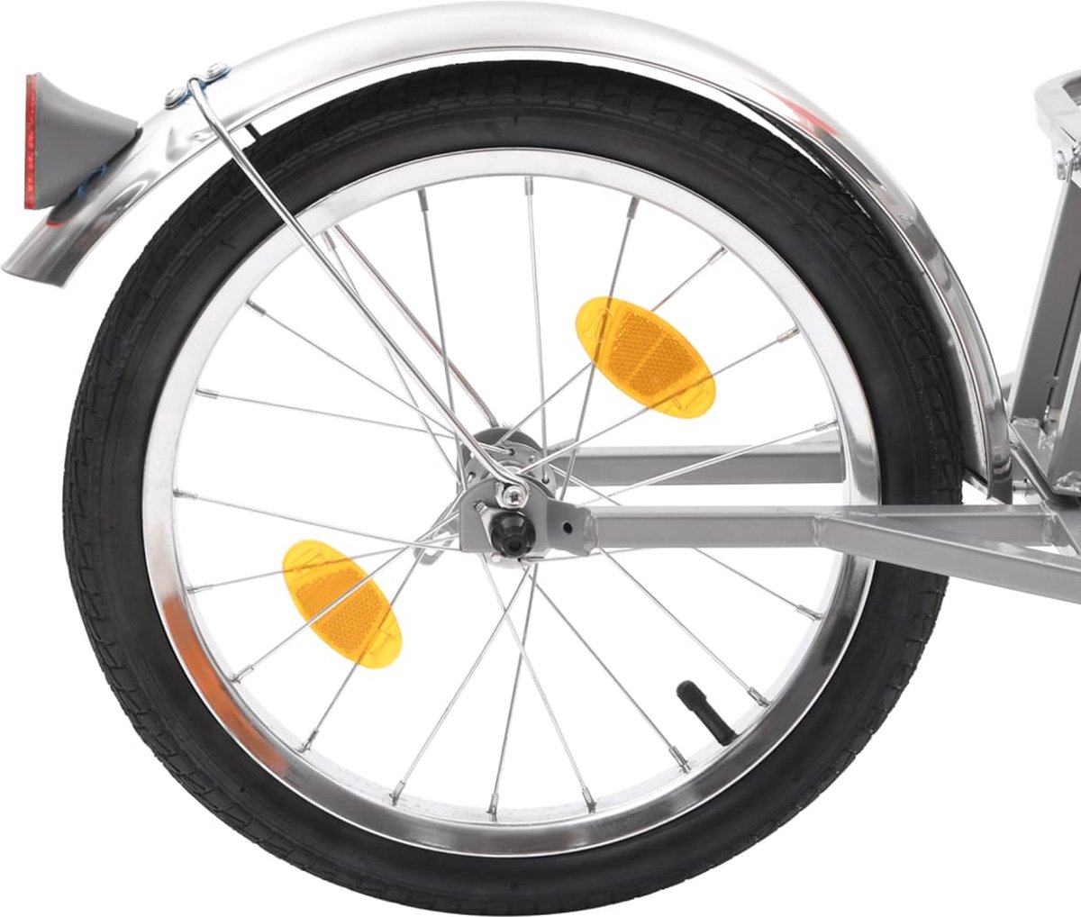 Vidaxl Fietskar Met Tas En - Oranje