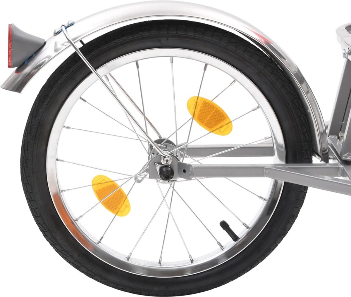 Vidaxl Fietskar Met Tas En - Oranje