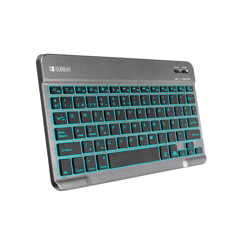 subblim - Teclado Bluetooth Con Teclas Retroiluminadas