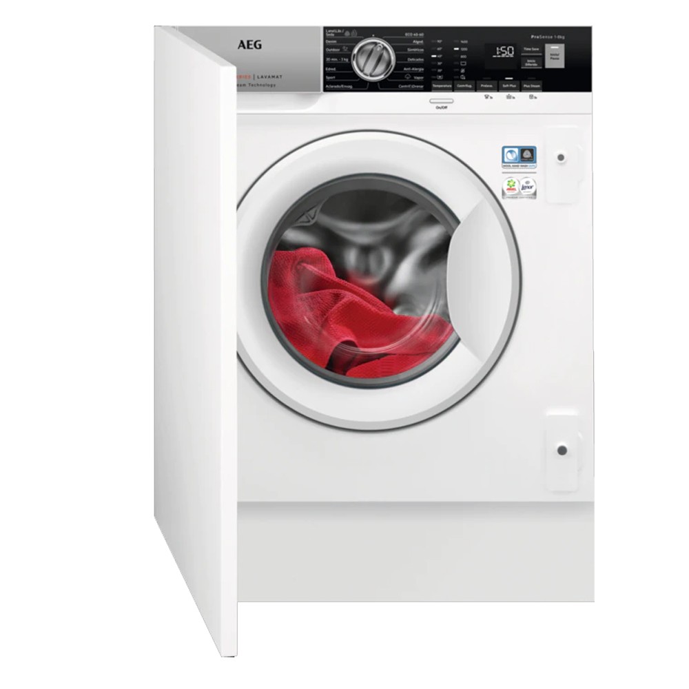 AEG - Lavadora Integrable 8 Kg / 1.400 Rpm - L7FBG842BI Blanco