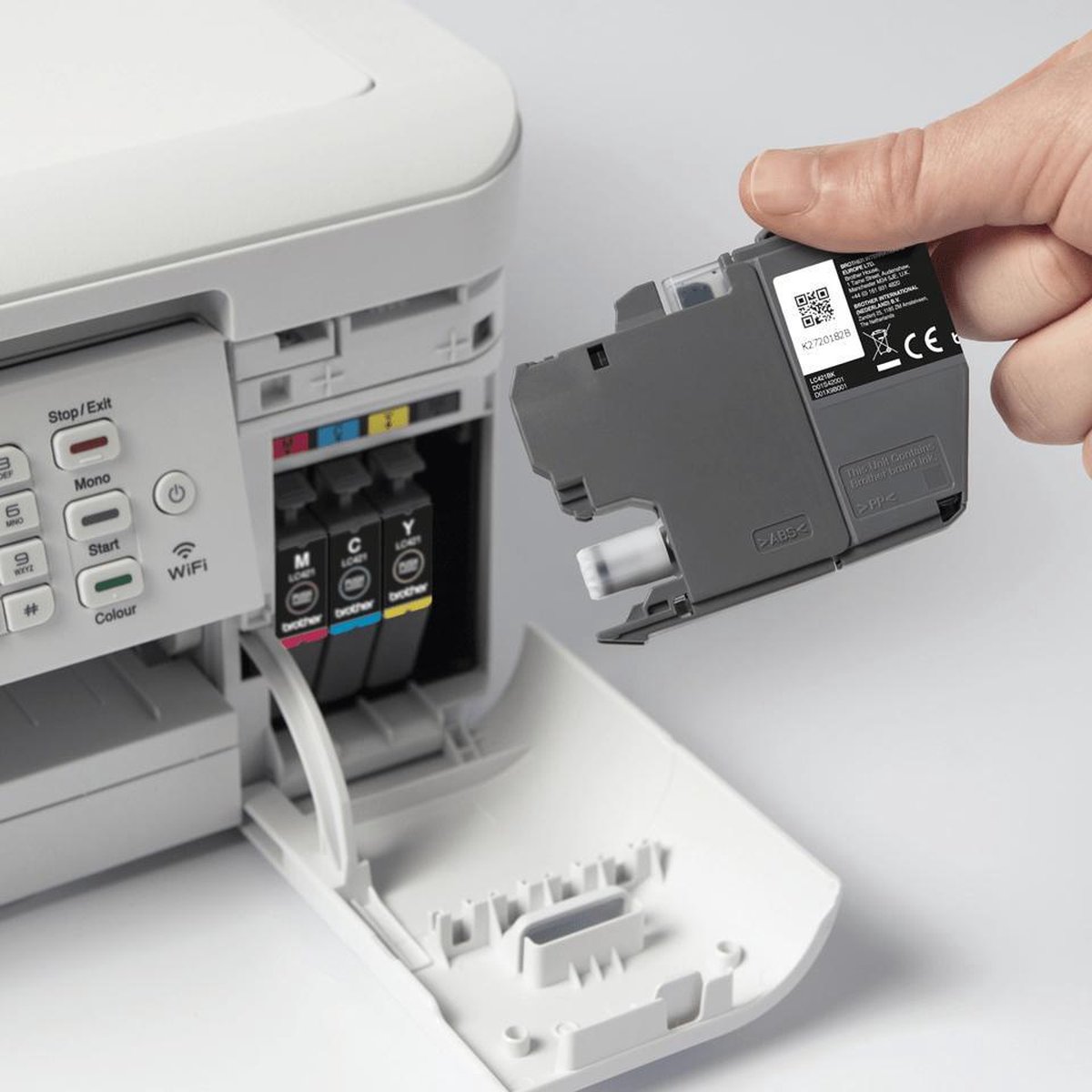 Brother - Cartucho De Tinta Original LC421BY Amarillo - Geel