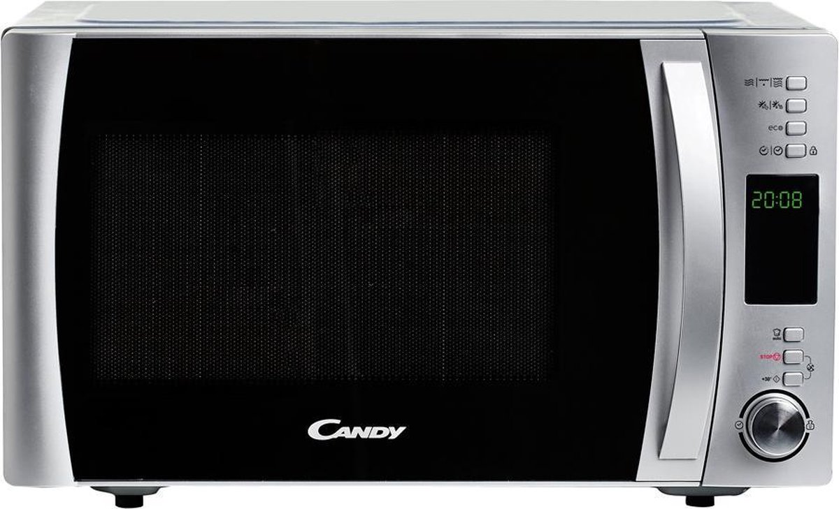 CANDY - Microondas CMXG 30DS Con Capacidad De 30 Litros Y Grill - Plata