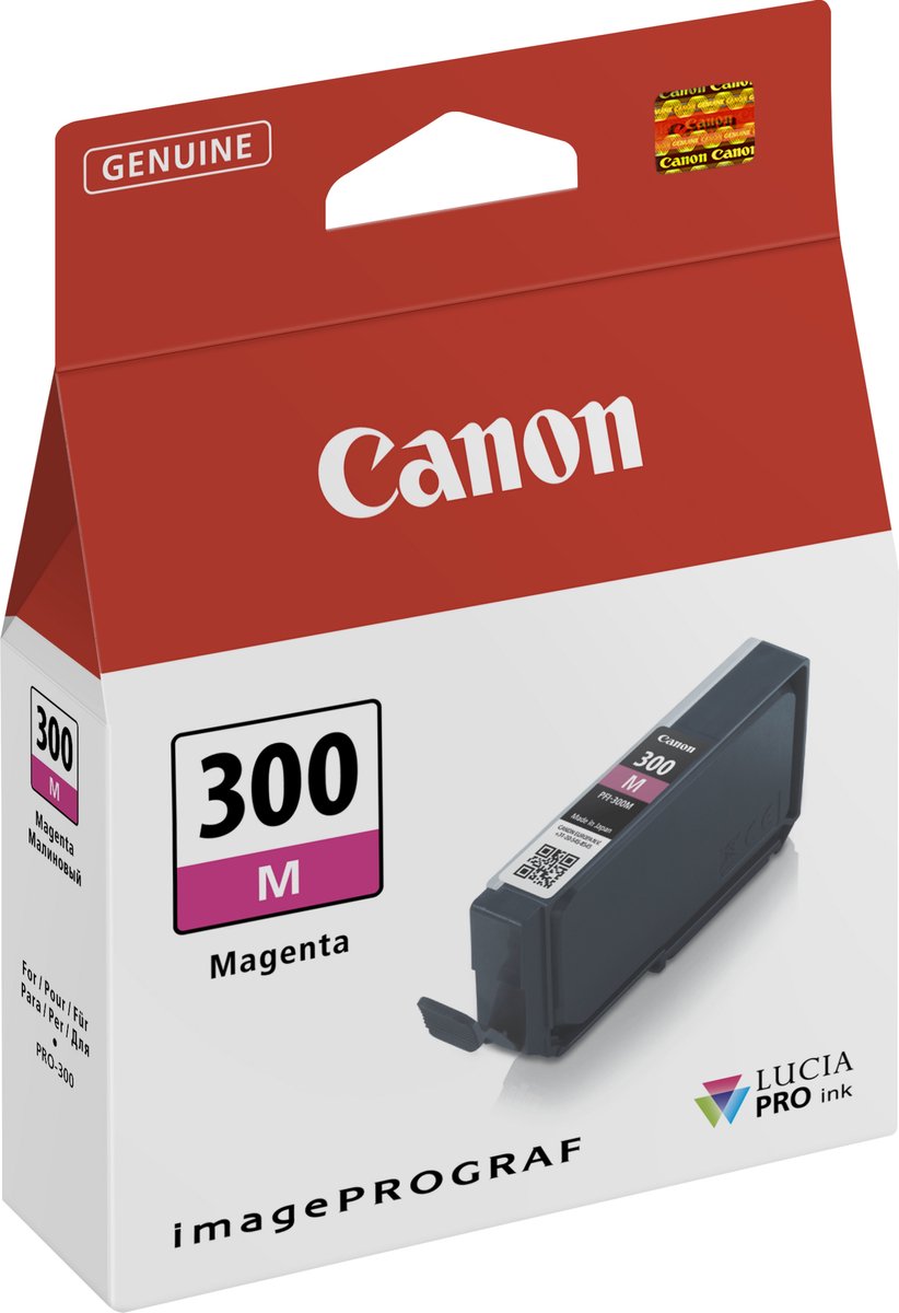 Canon - Cartucho De Tinta PFI-300 M (4195C001) - Magenta