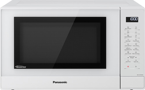 Panasonic - Microondas NN-GT45KWSUG Con Capacidad De 31 Litros Y Grill Blanco