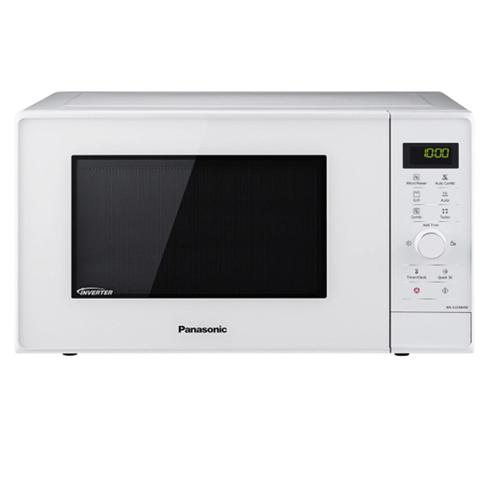 Panasonic - Microondas NN-GD34HWSUG Inverter Con Capacidad De 23 Litros Y Grill Blanco