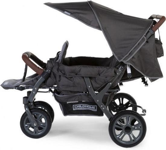 Childhome Drielingbuggy Antraciet - Grijs