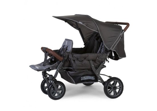 Childhome Drielingbuggy Antraciet - Grijs