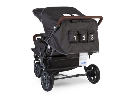 Childhome Drielingbuggy Antraciet - Grijs