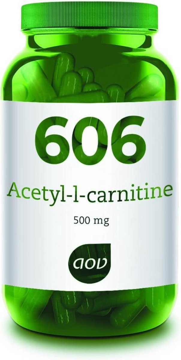 Aov 606 Acetyl L-Carnitine 500 mg 90 Vegetarische Capsule