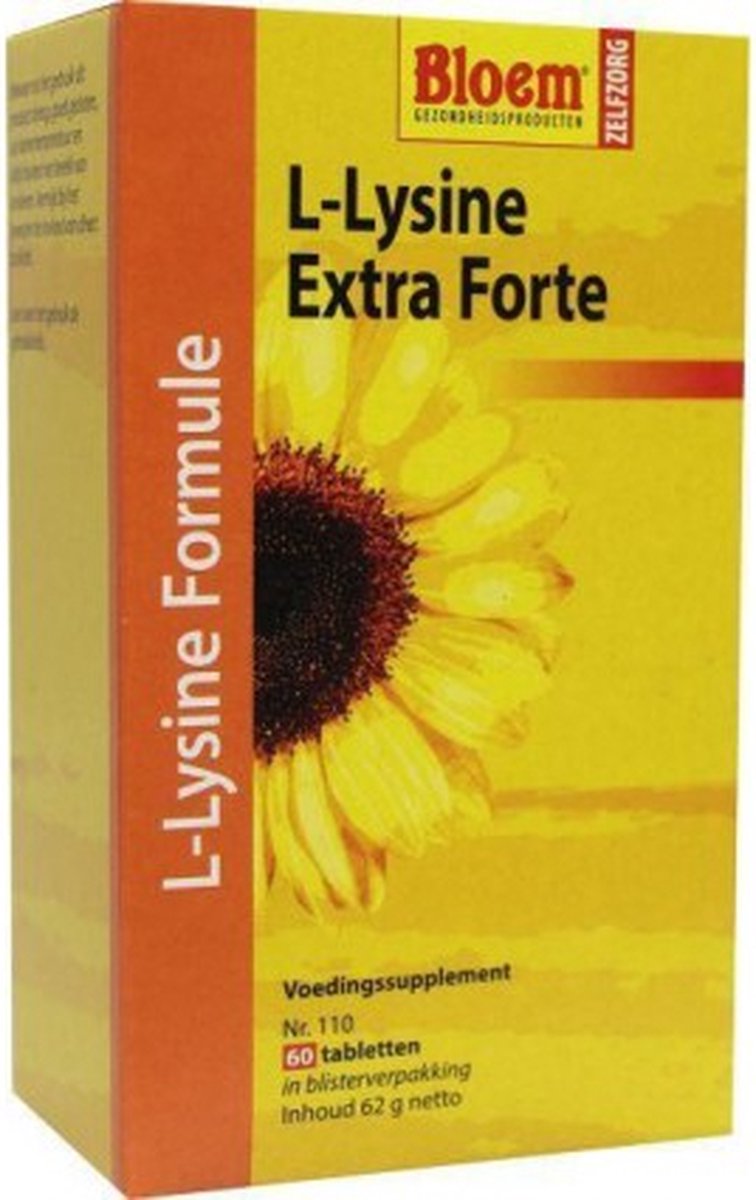 Bloem L-Lysine lipblaasjes 60 Tabletten