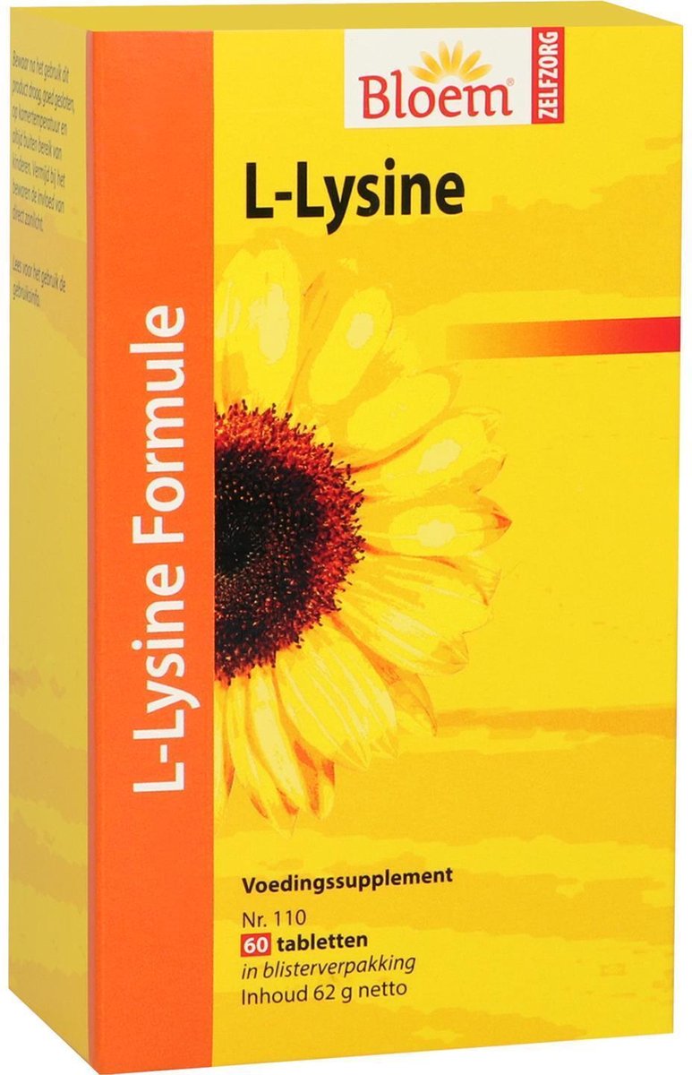 Bloem L-Lysine lipblaasjes 60 Tabletten