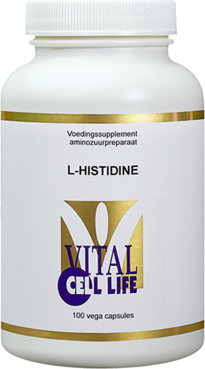Vital Cell Life L-Histidine 500 mg 100 Vegetarische Capsule