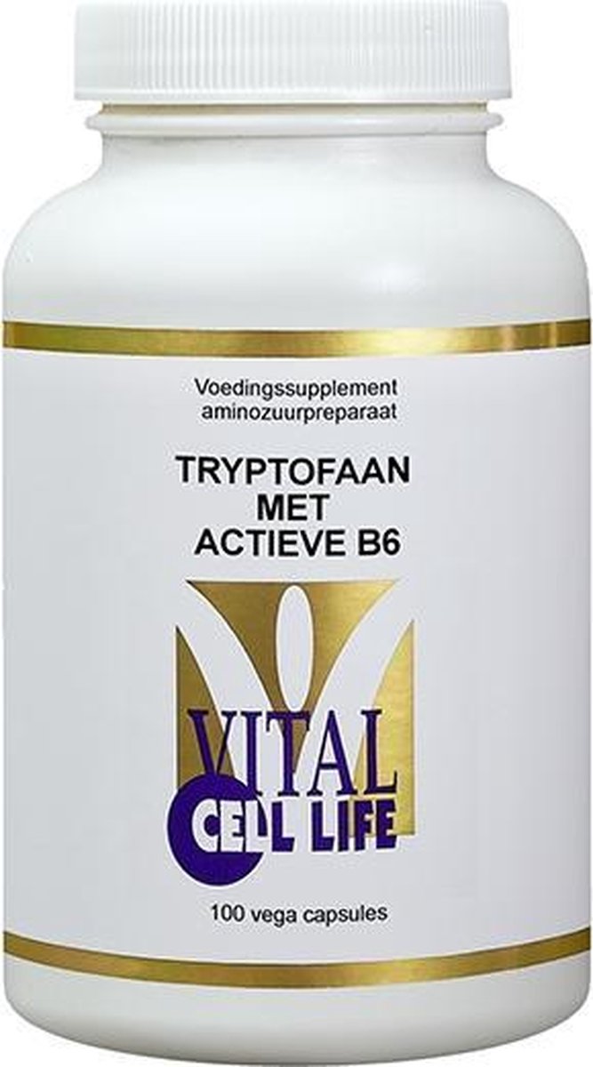 Vital Cell Life L-Tryptofaan 100 Vegetarische Capsule