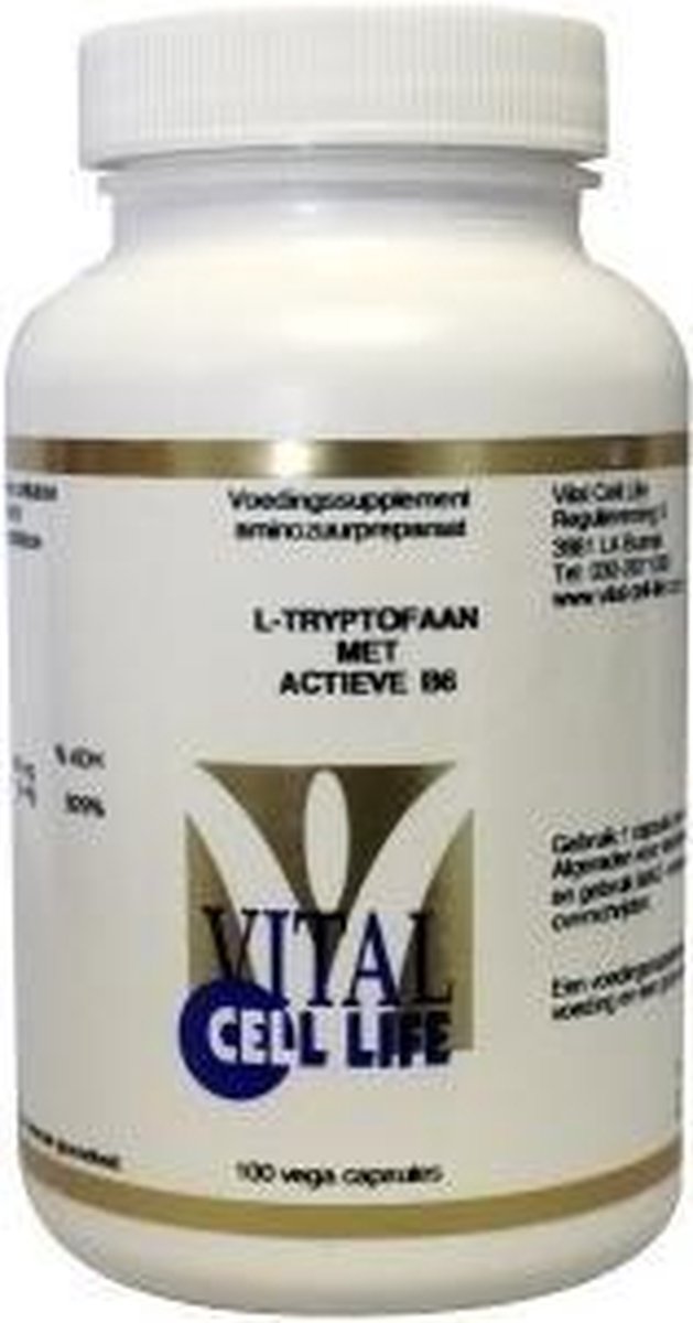 Vital Cell Life L-Tryptofaan 100 Vegetarische Capsule