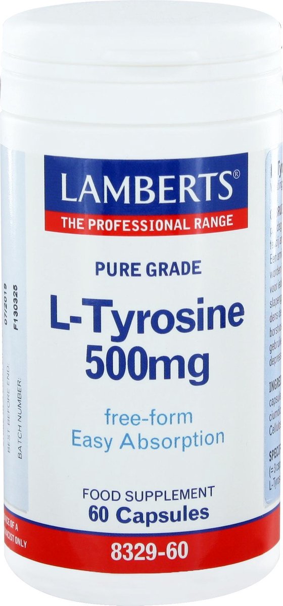 Lamberts L-Tyrosine 500 mg 60 Overig