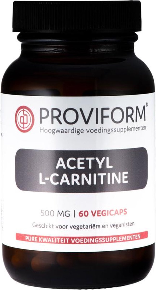 Proviform Acetyl L-carnitine 500 mg 60 Vegetarische Capsule