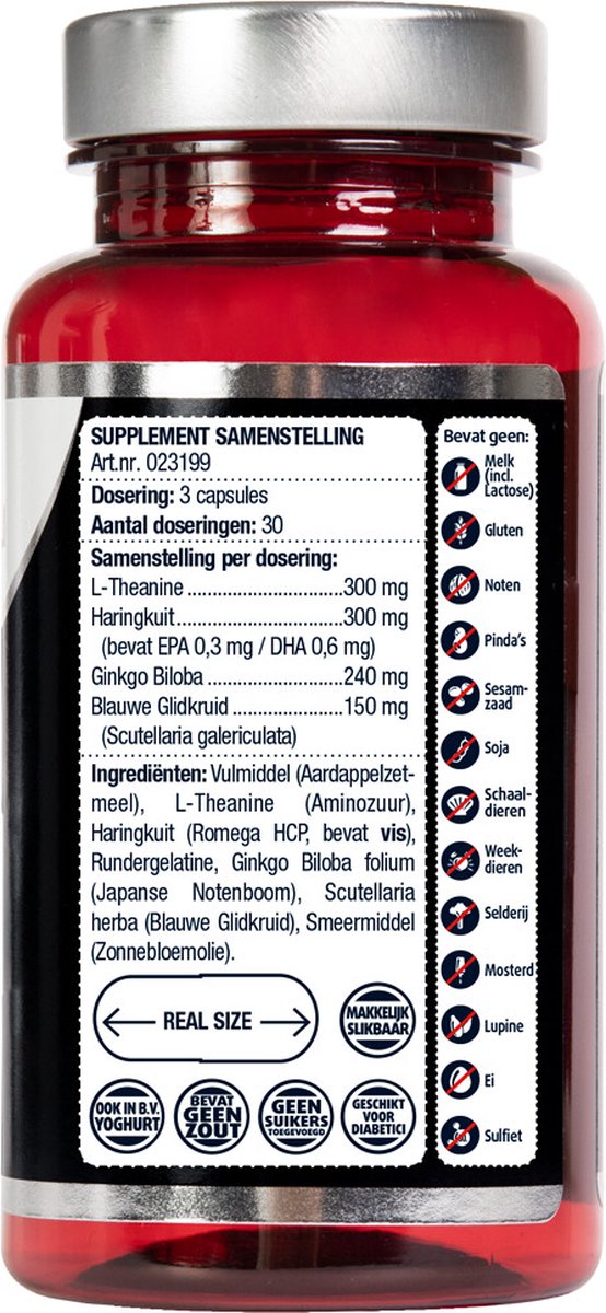 Lucovitaal L-theanine omega 3 90 Overig