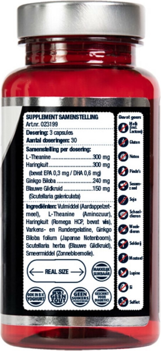 Lucovitaal L-theanine omega 3 90 Overig