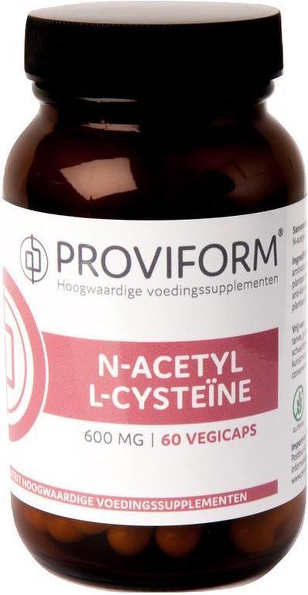 Proviform N-acetyl L-cysteine 600 mg 60 Vegetarische Capsule